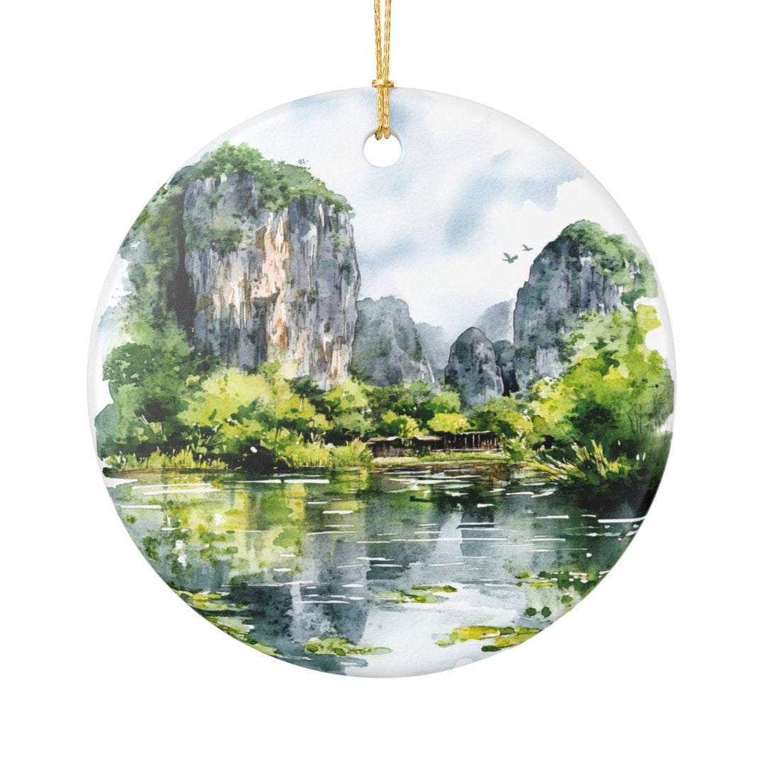 Tam Coc Vietnam Ornament: Unique Tam Coc Souvenir, Tam Coc Vietnam Xmas Decor, and Authentic Tam Coc Gift