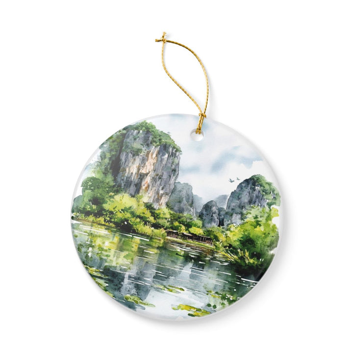 Tam Coc Vietnam Ornament: Unique Tam Coc Souvenir, Tam Coc Vietnam Xmas Decor, and Authentic Tam Coc Gift