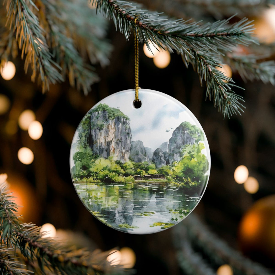 Tam Coc Vietnam Ornament: Unique Tam Coc Souvenir, Tam Coc Vietnam Xmas Decor, and Authentic Tam Coc Gift