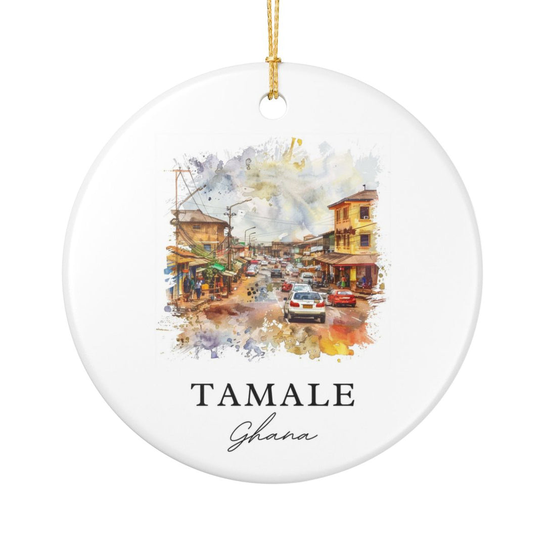 Tamale Ghana Ornament: Unique Tamale Ghana Souvenir, Tamale Ghana Xmas Decor, and Authentic Tamale Ghana Gift