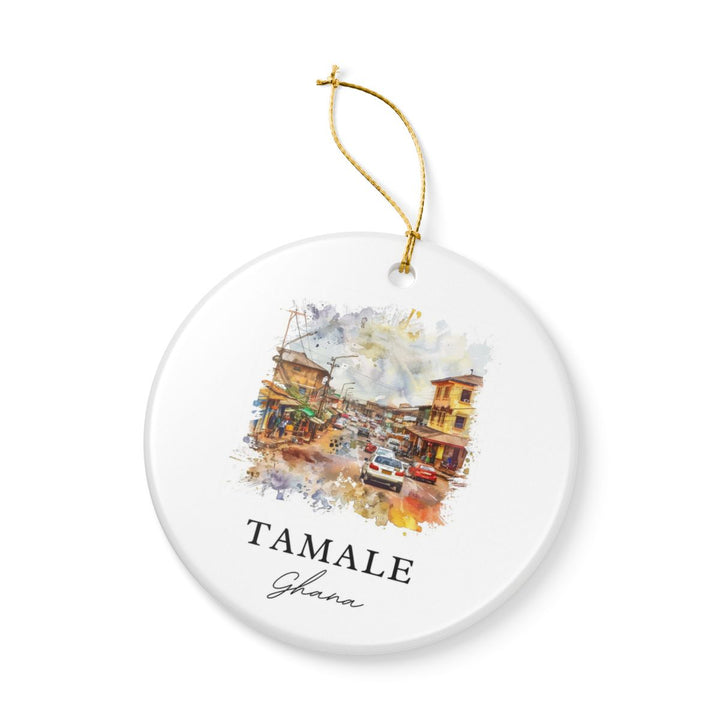 Tamale Ghana Ornament: Unique Tamale Ghana Souvenir, Tamale Ghana Xmas Decor, and Authentic Tamale Ghana Gift