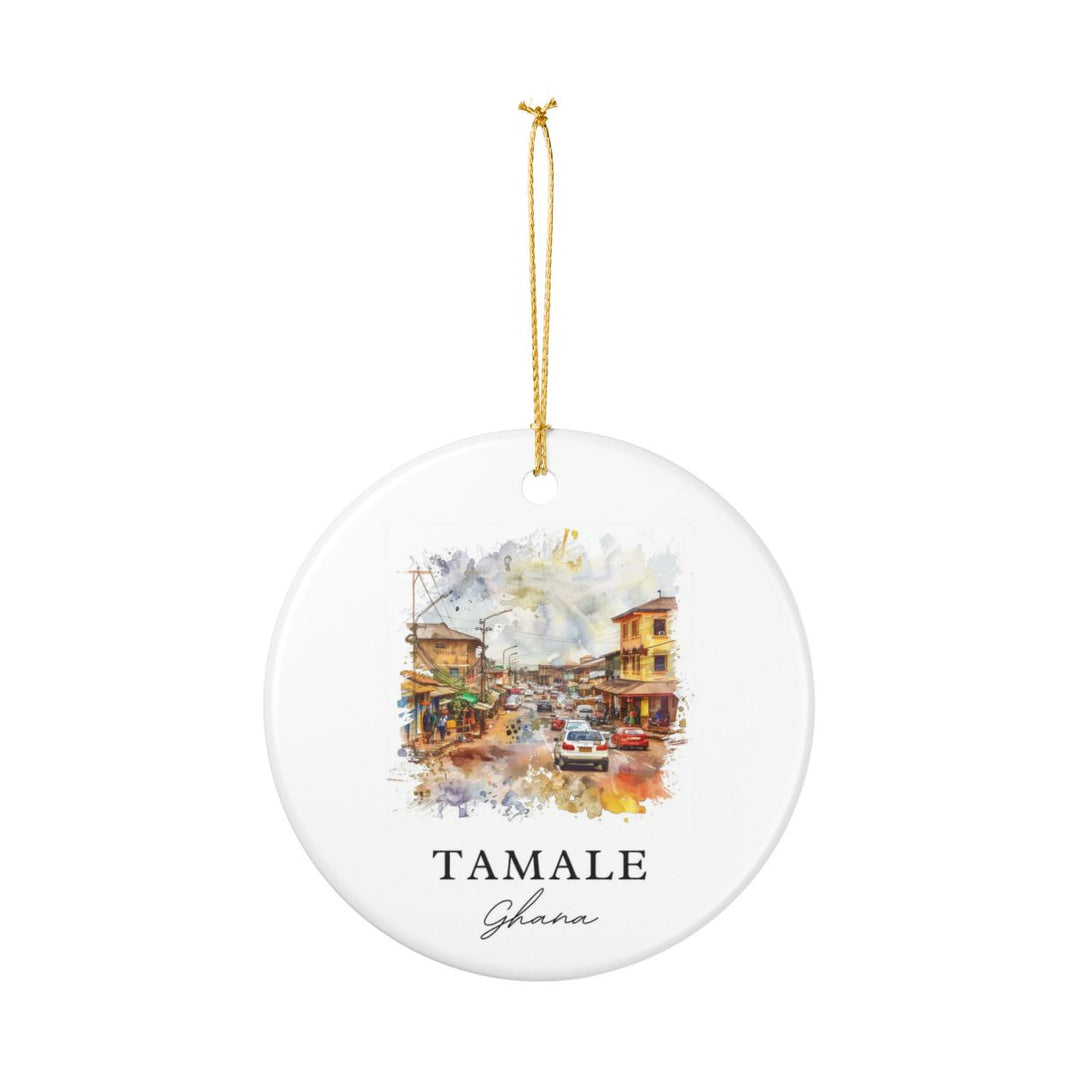 Tamale Ghana Ornament: Unique Tamale Ghana Souvenir, Tamale Ghana Xmas Decor, and Authentic Tamale Ghana Gift