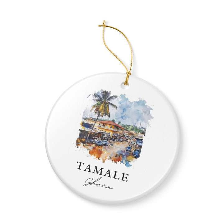 Tamale Ghana Ornament: Unique Tamale Ghana Souvenir, Tamale Ghana Xmas Decor, and Authentic Tamale Ghana Gift