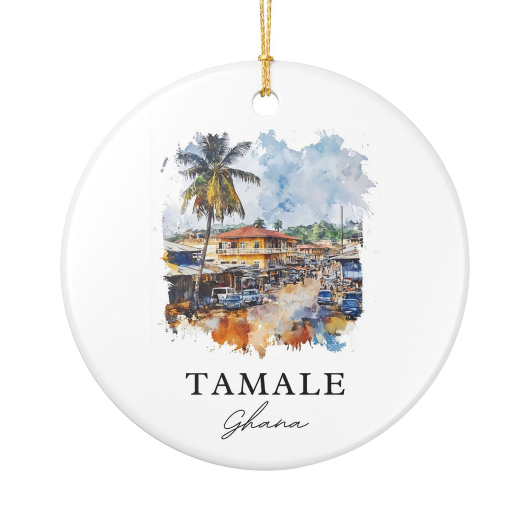 Tamale Ghana Ornament: Unique Tamale Ghana Souvenir, Tamale Ghana Xmas Decor, and Authentic Tamale Ghana Gift