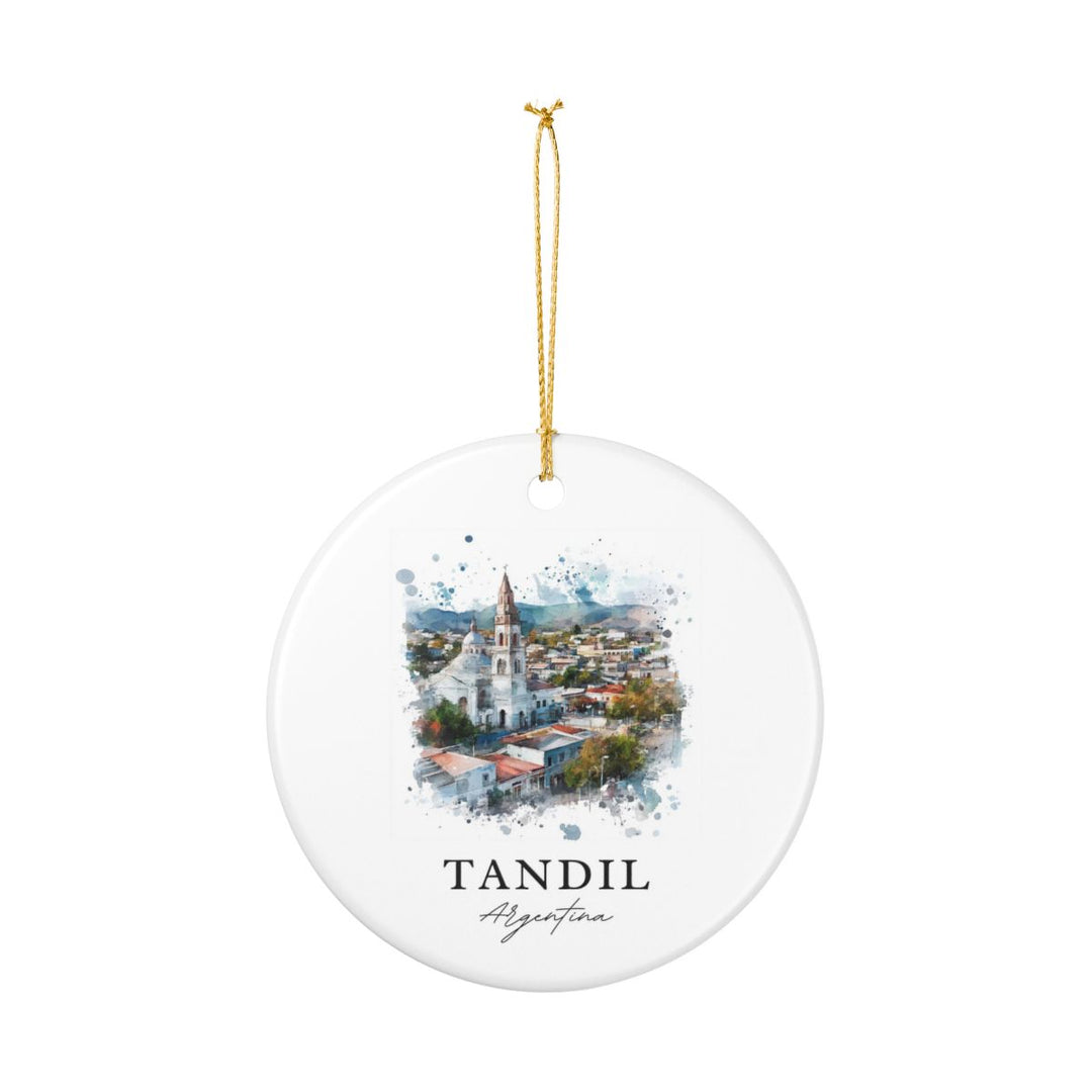 Tandil Argentina Ornament: Unique Tandil Souvenir, Tandil Argentina Xmas Decor, and Authentic Tandil Gift