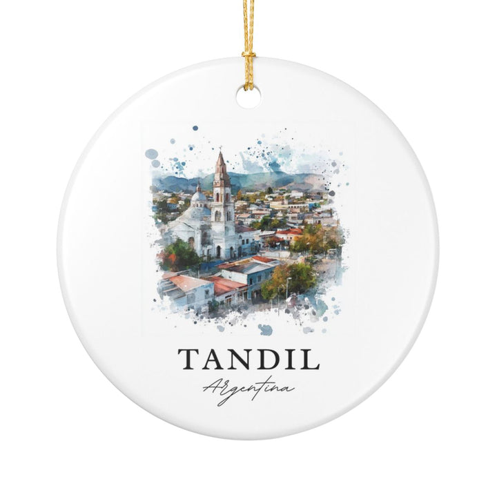Tandil Argentina Ornament: Unique Tandil Souvenir, Tandil Argentina Xmas Decor, and Authentic Tandil Gift