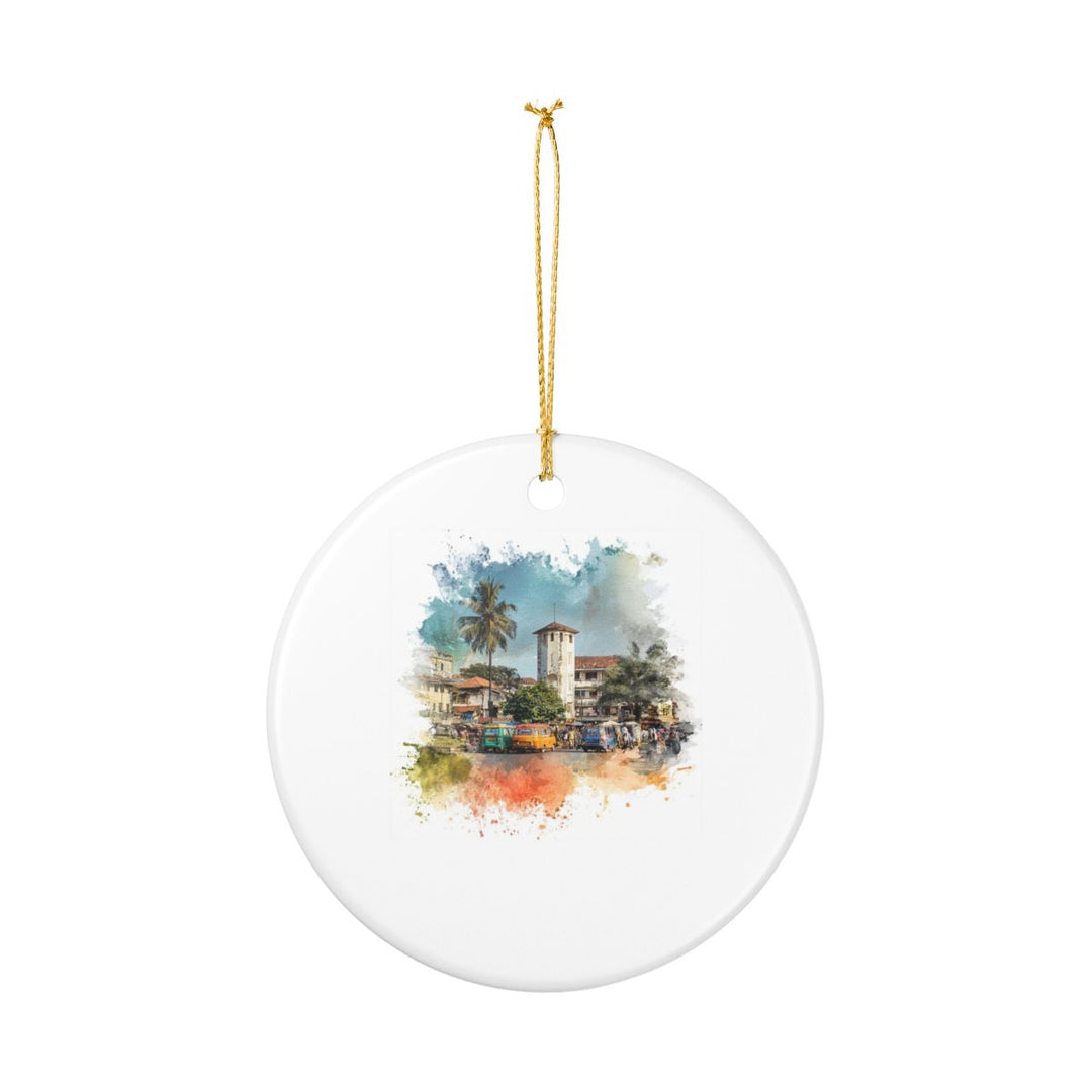 Tanzania Ornament: Unique Tanzania Souvenir, Tanzania Xmas Decor, and Authentic Tanzania Gift