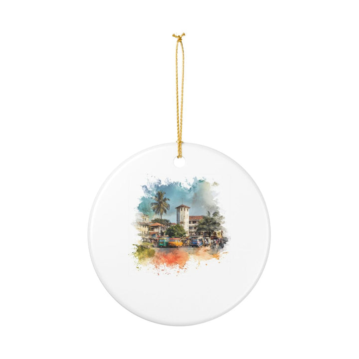 Tanzania Ornament: Unique Tanzania Souvenir, Tanzania Xmas Decor, and Authentic Tanzania Gift