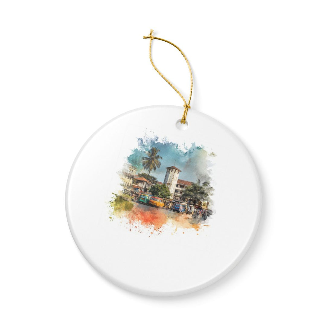 Tanzania Ornament: Unique Tanzania Souvenir, Tanzania Xmas Decor, and Authentic Tanzania Gift