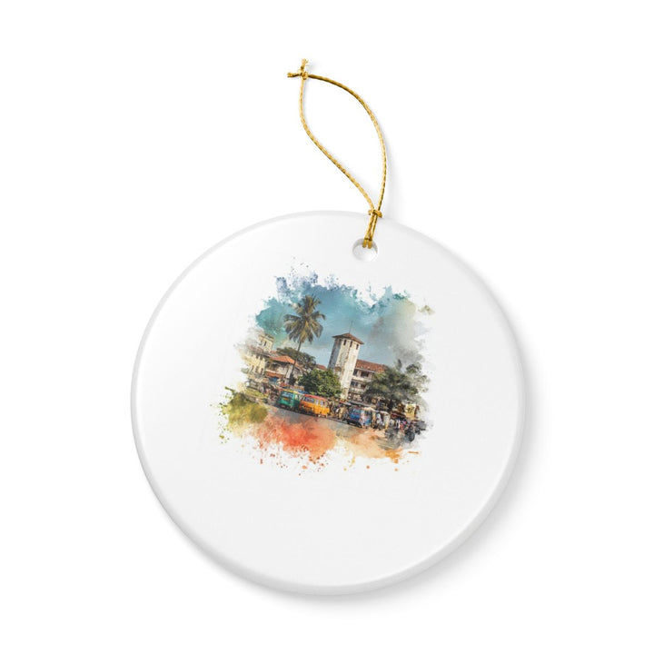 Tanzania Ornament: Unique Tanzania Souvenir, Tanzania Xmas Decor, and Authentic Tanzania Gift