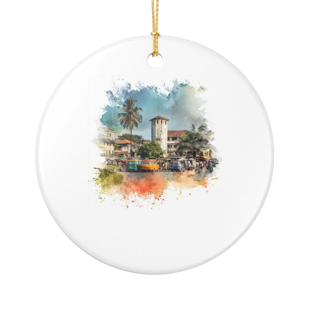 Tanzania Ornament: Unique Tanzania Souvenir, Tanzania Xmas Decor, and Authentic Tanzania Gift