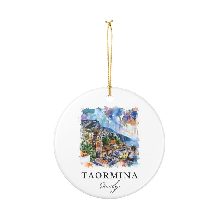 Taormina Italy Ornament | Christmas Travel Souvenir Gift
