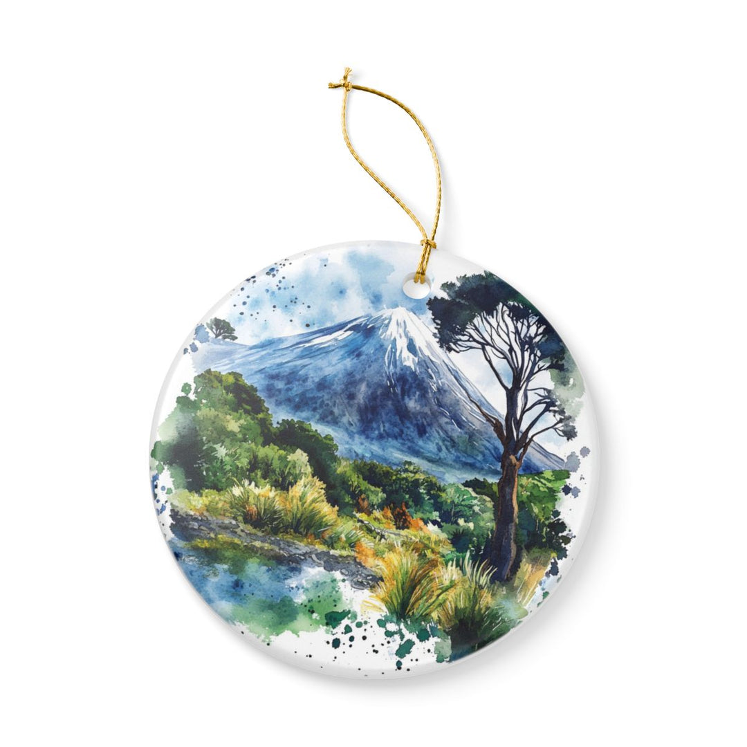 Taranaki New Zealand Ornament: Unique Taranaki Souvenir, Taranaki New Zealand Xmas Decor, and Authentic Taranaki Gift