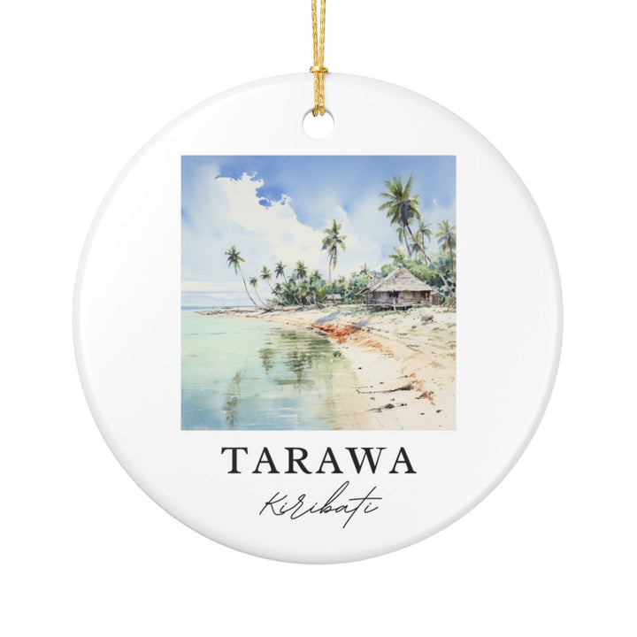 Tarawa Kiribati Ornament: Unique Tarawa Kiribati Souvenir, Tarawa Kiribati Xmas Decor, and Authentic Tarawa Kiribati Gift