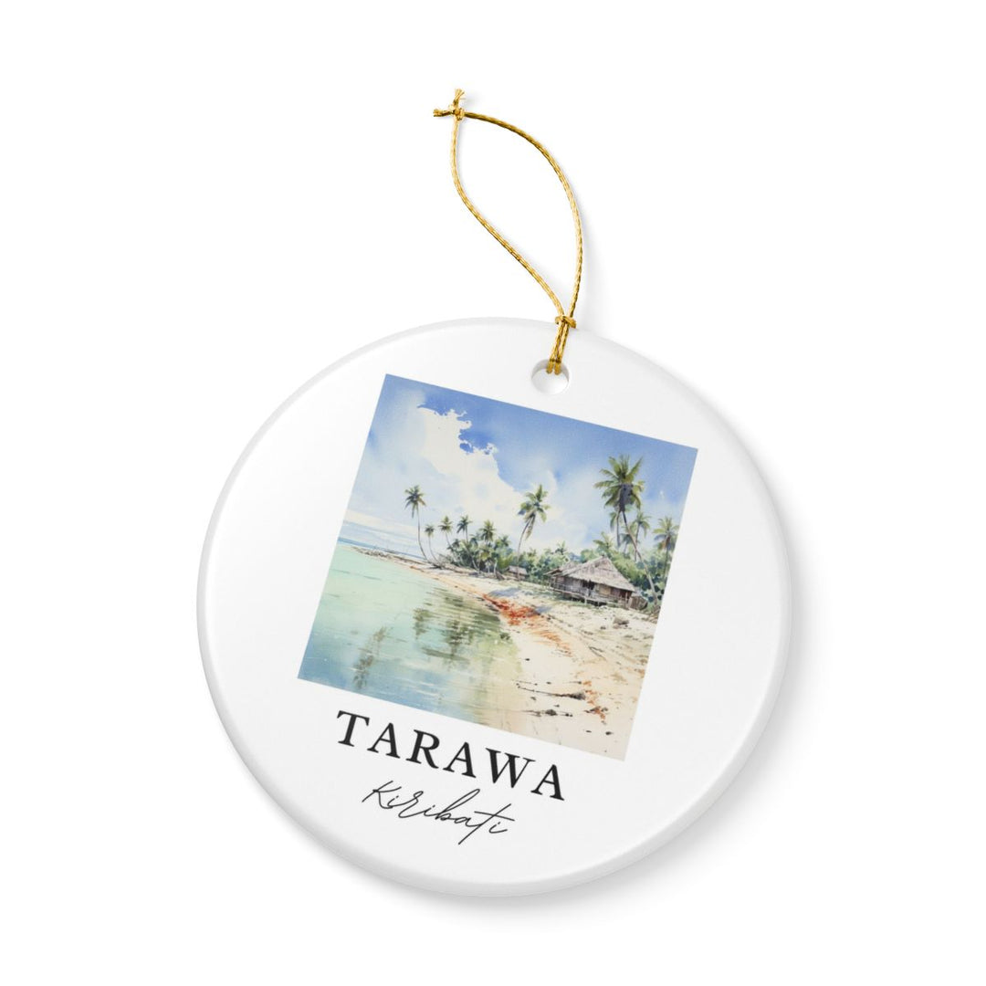 Tarawa Kiribati Ornament: Unique Tarawa Kiribati Souvenir, Tarawa Kiribati Xmas Decor, and Authentic Tarawa Kiribati Gift