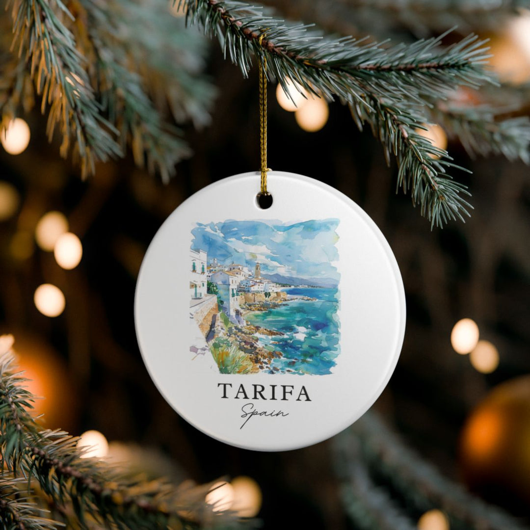Tarifa Spain Ornament: Unique Tarifa Spain Souvenir, Tarifa Spain Xmas Decor, and Authentic Tarifa Spain Gift