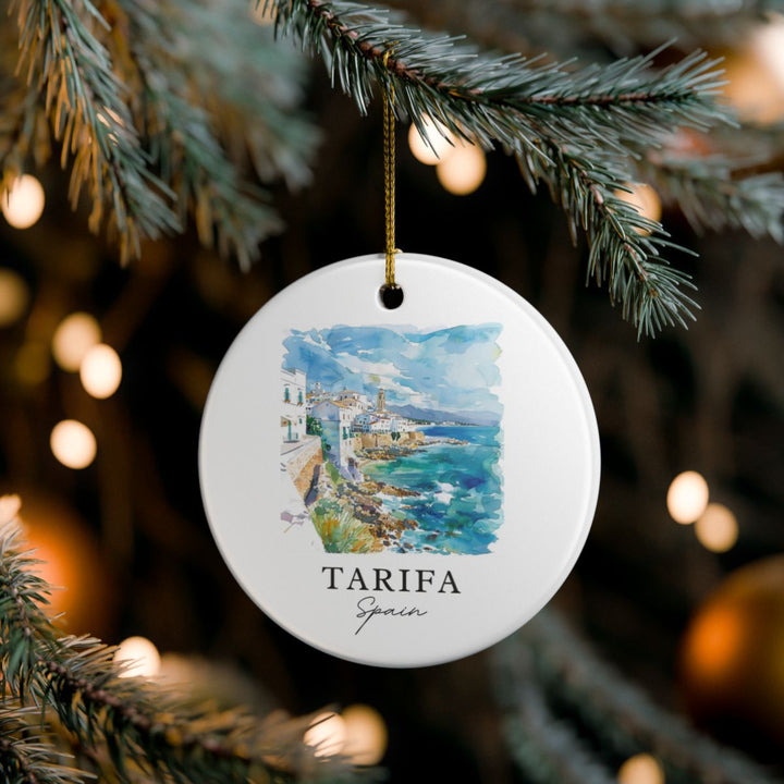 Tarifa Spain Ornament: Unique Tarifa Spain Souvenir, Tarifa Spain Xmas Decor, and Authentic Tarifa Spain Gift
