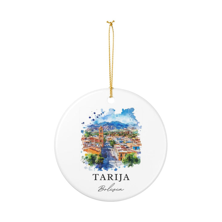 Tarija Bolivia Ornament: Unique Tarija Souvenir, Tarija Bolivia Xmas Decor, and Authentic Tarija Gift