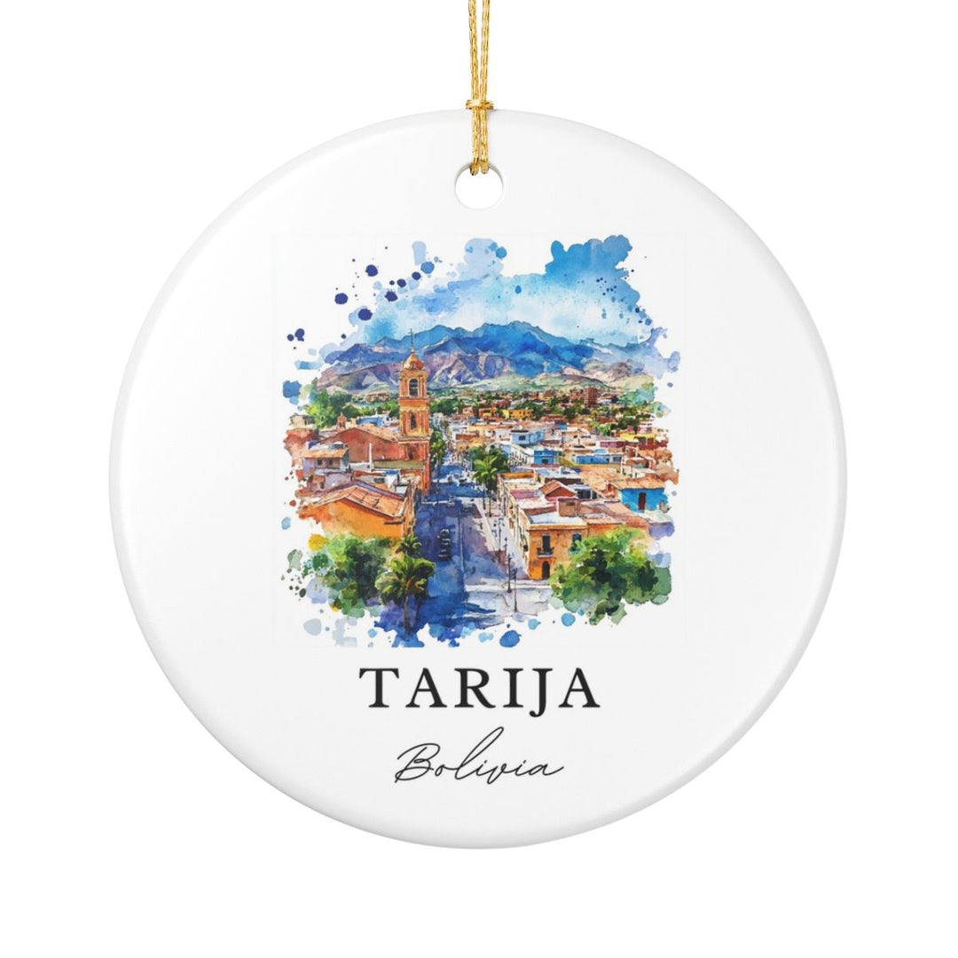 Tarija Bolivia Ornament: Unique Tarija Souvenir, Tarija Bolivia Xmas Decor, and Authentic Tarija Gift