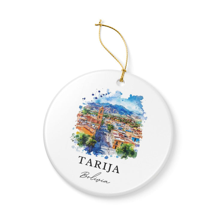 Tarija Bolivia Ornament: Unique Tarija Souvenir, Tarija Bolivia Xmas Decor, and Authentic Tarija Gift