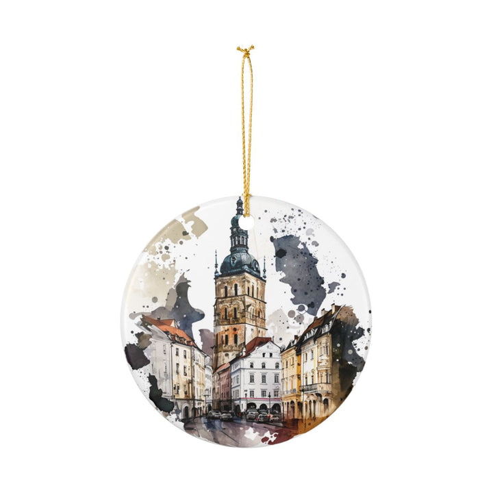 Tarnow Poland Ornament: Unique Tarnow Souvenir, Tarnow Poland Xmas Decor, and Authentic Tarnow Gift