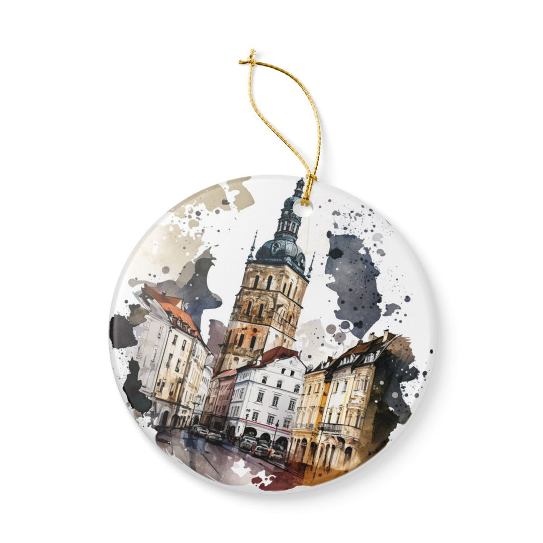 Tarnow Poland Ornament: Unique Tarnow Souvenir, Tarnow Poland Xmas Decor, and Authentic Tarnow Gift