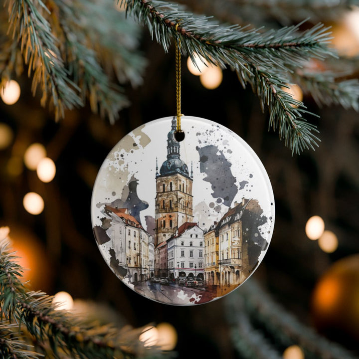 Tarnow Poland Ornament: Unique Tarnow Souvenir, Tarnow Poland Xmas Decor, and Authentic Tarnow Gift