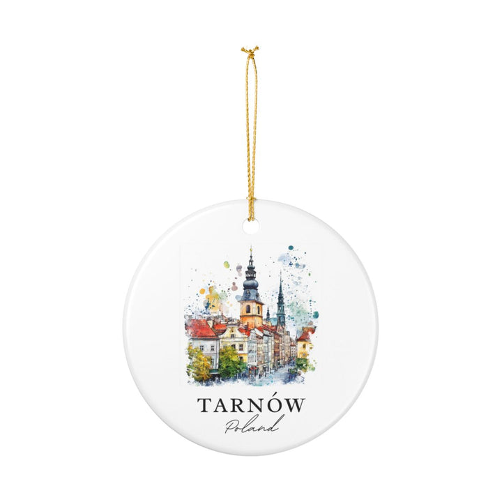 Tarnow Poland Ornament: Unique Tarnow Souvenir, Tarnow Poland Xmas Decor, and Authentic Tarnow Gift