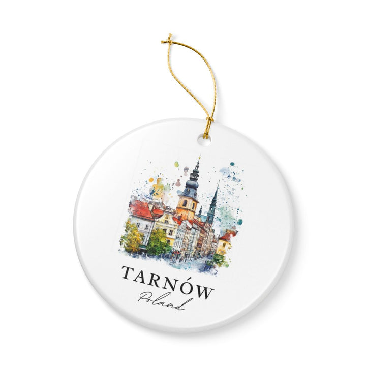 Tarnow Poland Ornament: Unique Tarnow Souvenir, Tarnow Poland Xmas Decor, and Authentic Tarnow Gift
