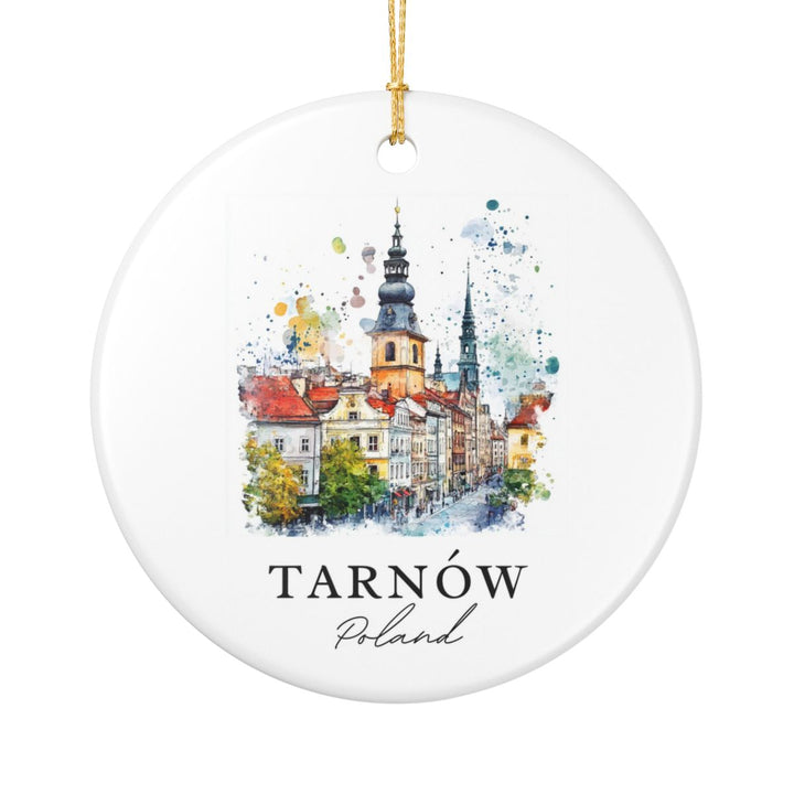 Tarnow Poland Ornament: Unique Tarnow Souvenir, Tarnow Poland Xmas Decor, and Authentic Tarnow Gift