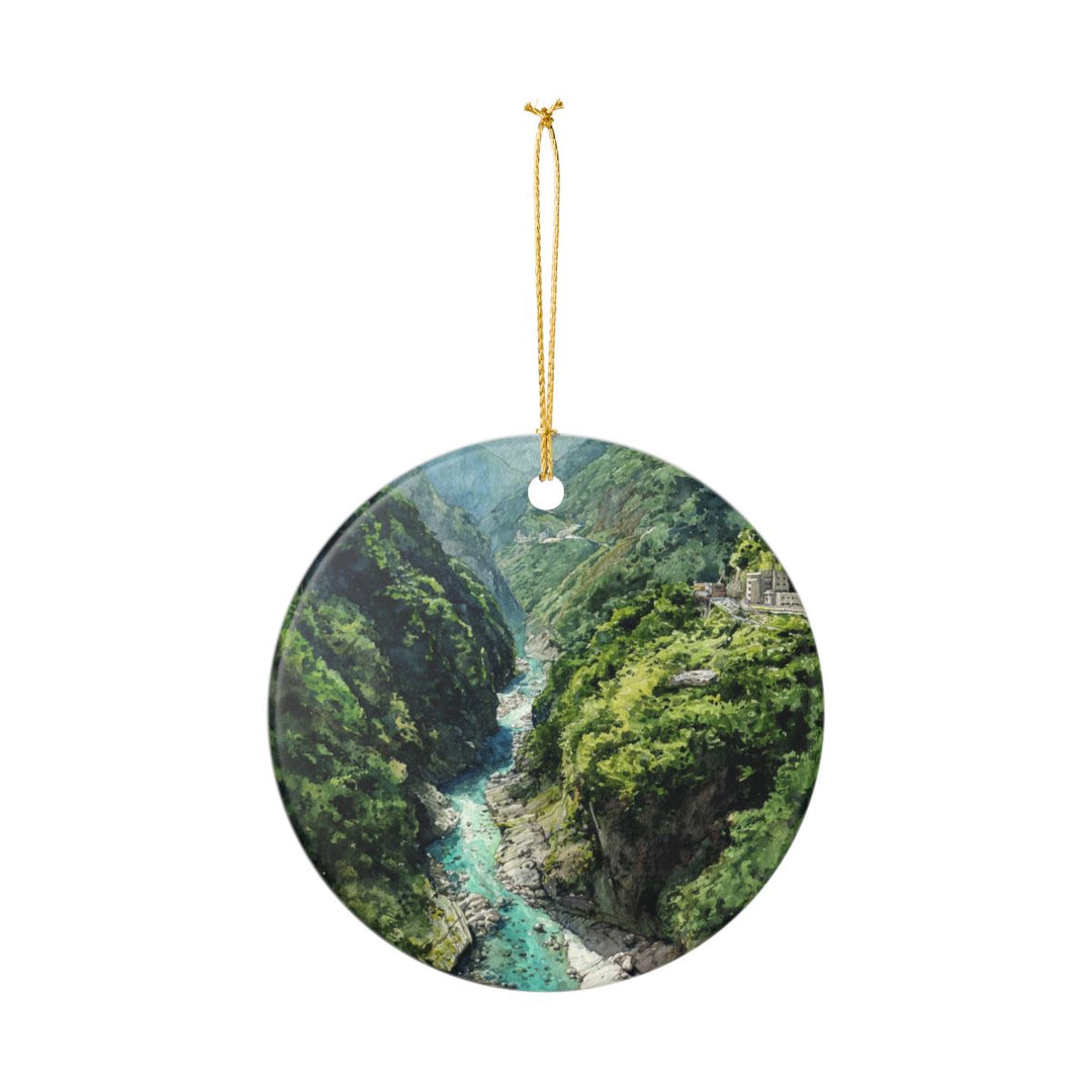 Taroko Gorge Taiwan Ornament: Unique Taroko Gorge Souvenir, Taroko Gorge Taiwan Xmas Decor, and Authentic Taroko Gorge Gift
