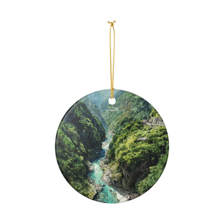 Taroko Gorge Taiwan Ornament: Unique Taroko Gorge Souvenir, Taroko Gorge Taiwan Xmas Decor, and Authentic Taroko Gorge Gift