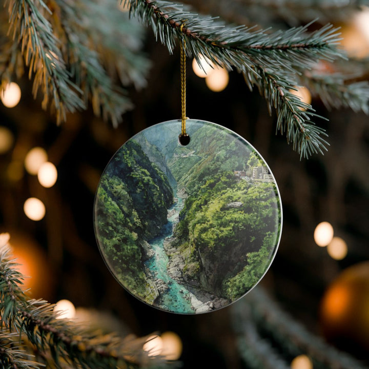 Taroko Gorge Taiwan Ornament: Unique Taroko Gorge Souvenir, Taroko Gorge Taiwan Xmas Decor, and Authentic Taroko Gorge Gift