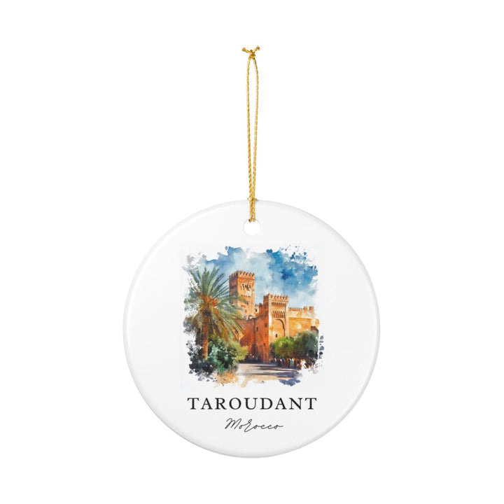 Taroudant Morocco Ornament: Unique Taroudant Souvenir, Taroudant Morocco Xmas Decor, and Authentic Taroudant Gift