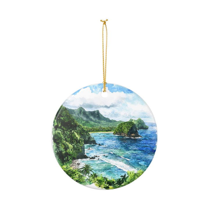 Tau Island American Samoa Ornament: Unique Tau Island American Samoa Souvenir, Tau Island American Samoa Xmas Decor