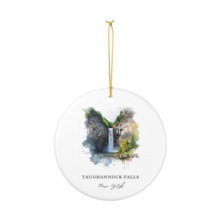 Taughannock Falls New York Ornament: Unique Taughannock Falls Souvenir, Taughannock Falls New York Xmas Decor, and Authentic Taughannock Falls Gift