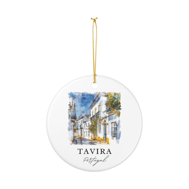 Tavira Portugal Ornament: Unique Tavira Portugal Souvenir, Tavira Portugal Xmas Decor, and Authentic Tavira Portugal Gift
