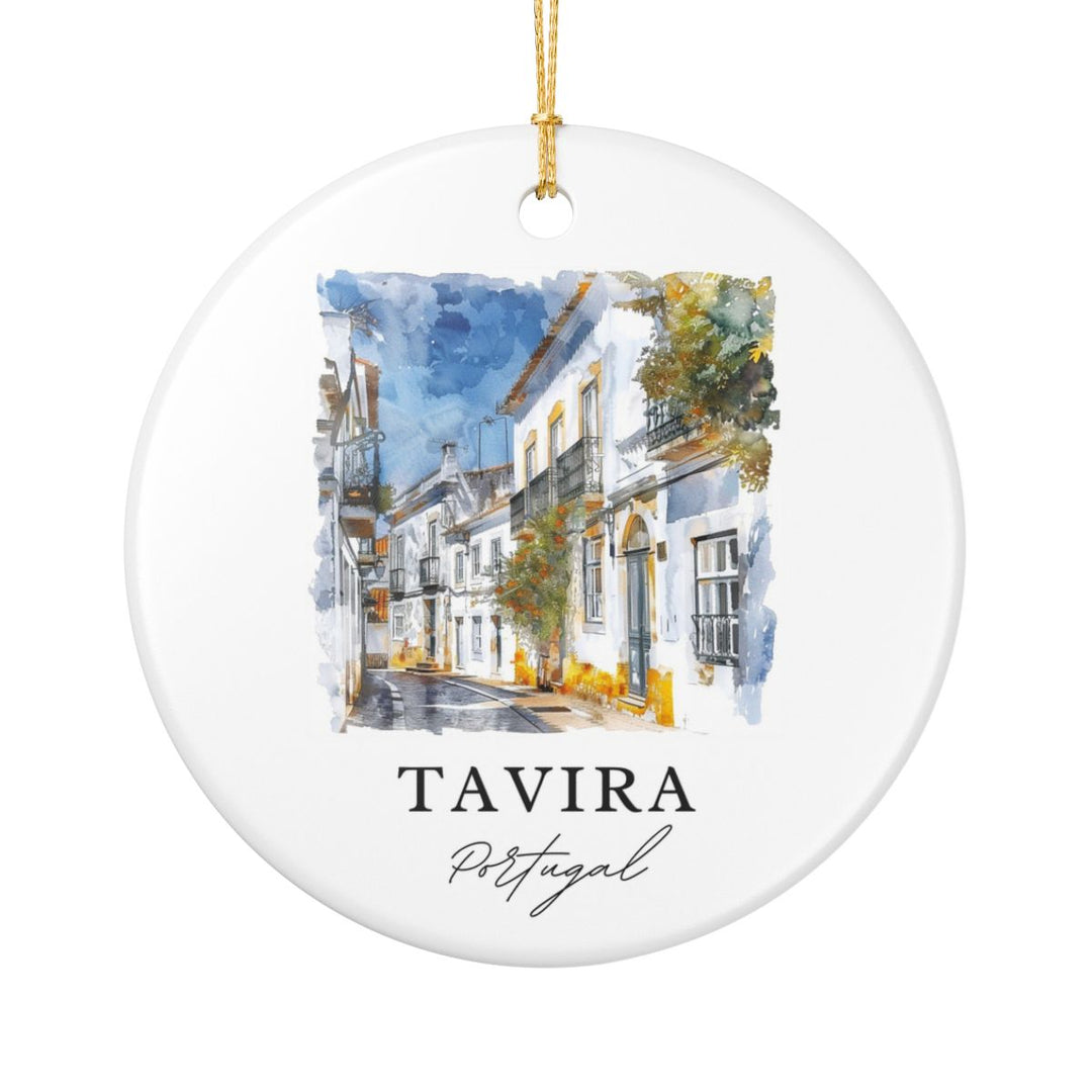 Tavira Portugal Ornament: Unique Tavira Portugal Souvenir, Tavira Portugal Xmas Decor, and Authentic Tavira Portugal Gift