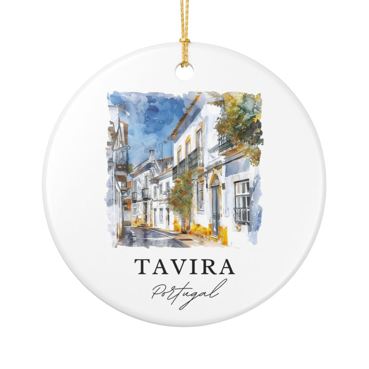 Tavira Portugal Ornament: Unique Tavira Portugal Souvenir, Tavira Portugal Xmas Decor, and Authentic Tavira Portugal Gift
