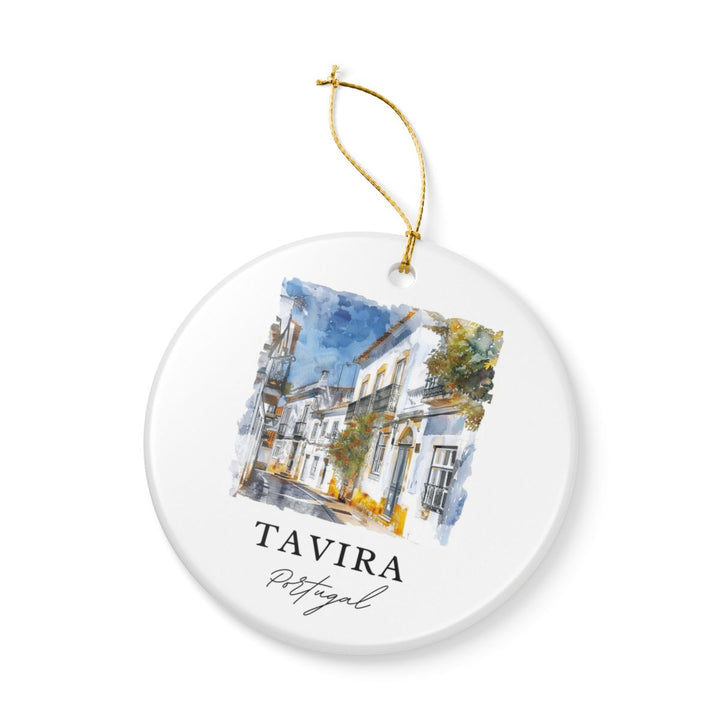 Tavira Portugal Ornament: Unique Tavira Portugal Souvenir, Tavira Portugal Xmas Decor, and Authentic Tavira Portugal Gift