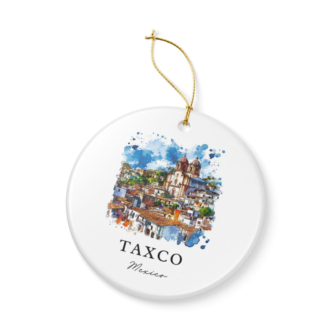Taxco Mexico Ornament: Unique Taxco Souvenir, Taxco Mexico Xmas Decor, and Authentic Taxco Gift