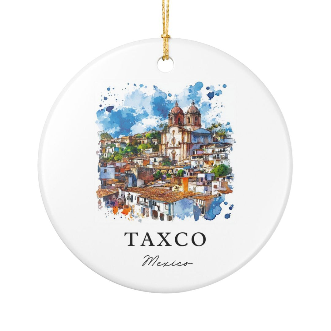 Taxco Mexico Ornament: Unique Taxco Souvenir, Taxco Mexico Xmas Decor, and Authentic Taxco Gift
