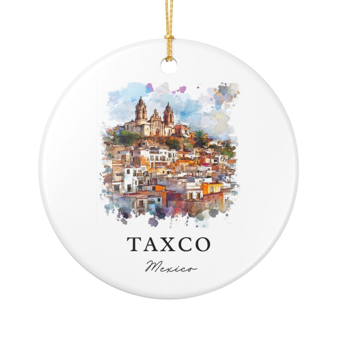 Taxco Mexico Ornament: Unique Taxco Souvenir, Taxco Mexico Xmas Decor, and Authentic Taxco Gift