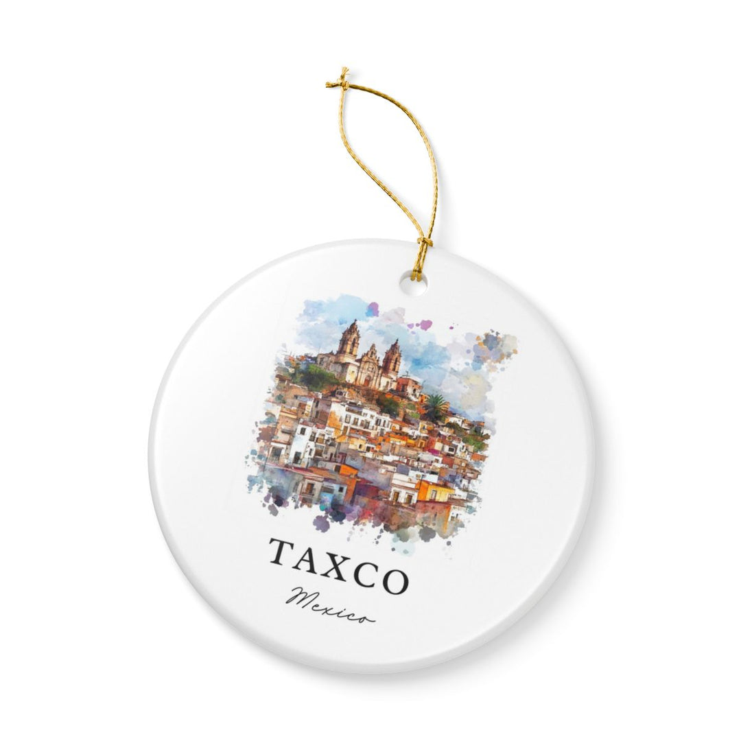 Taxco Mexico Ornament: Unique Taxco Souvenir, Taxco Mexico Xmas Decor, and Authentic Taxco Gift