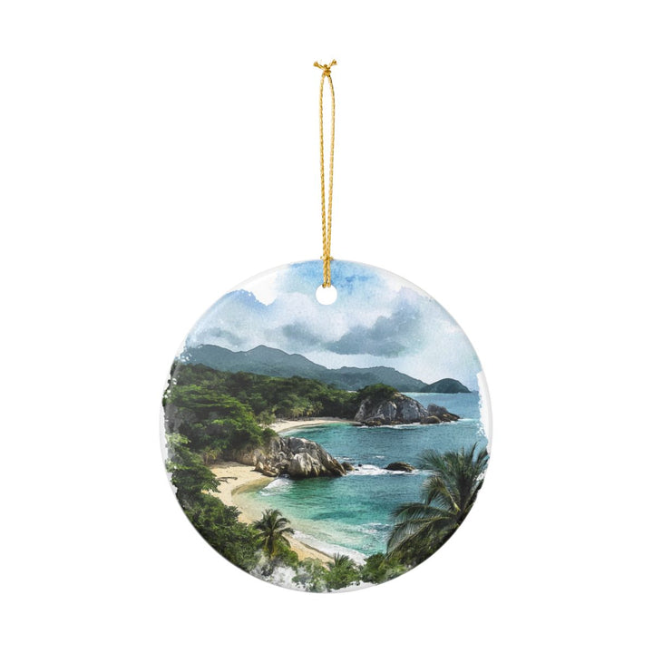 Tayrona National Park Colombia Ornament: Unique Tayrona National Park Souvenir, Tayrona National Park Colombia Xmas Decor