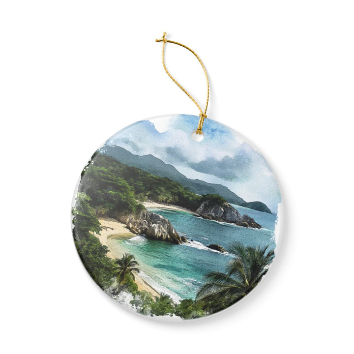 Tayrona National Park Colombia Ornament: Unique Tayrona National Park Souvenir, Tayrona National Park Colombia Xmas Decor