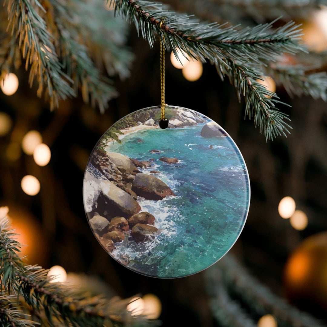 Tayrona National Park Ornament: Unique Tayrona National Park Souvenir, Tayrona National Park Xmas Decor, and Authentic Tayrona National Park Gift