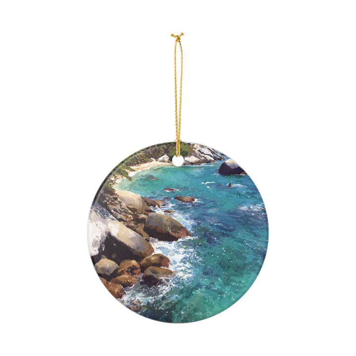 Tayrona National Park Ornament: Unique Tayrona National Park Souvenir, Tayrona National Park Xmas Decor, and Authentic Tayrona National Park Gift