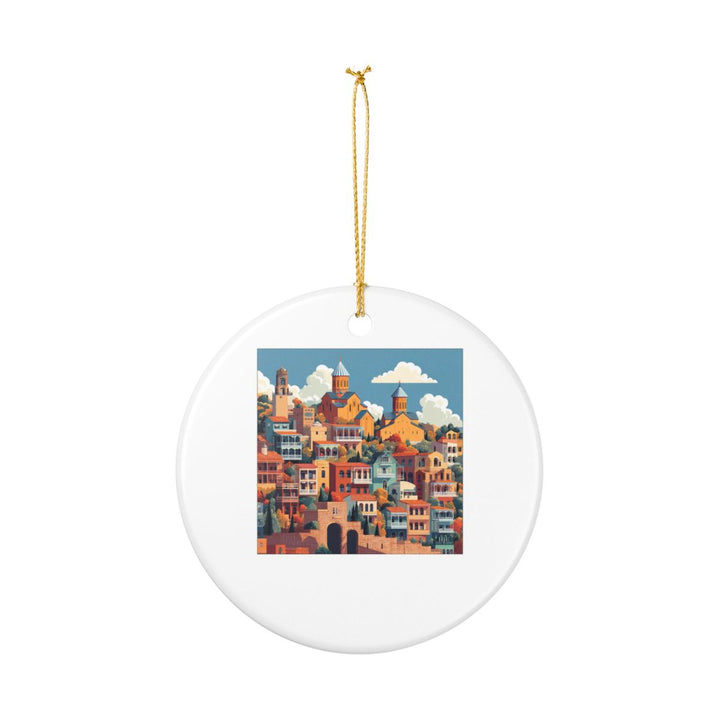 Tbilisi Georgia Ornament: Unique Tbilisi Souvenir, Tbilisi Georgia Xmas Decor, and Authentic Tbilisi Gift
