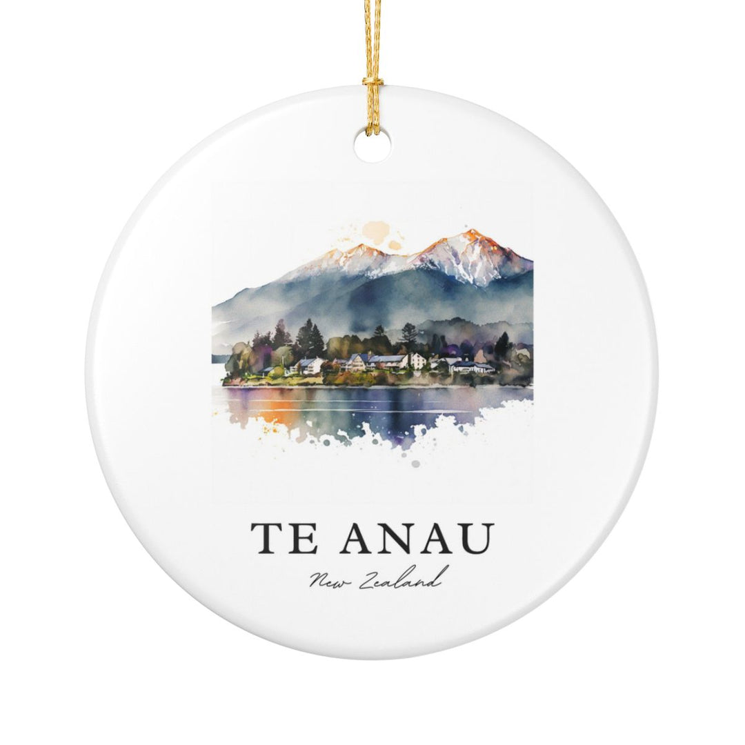 Te Anau New Zealand Ornament: Unique Te Anau Souvenir, Te Anau New Zealand Xmas Decor, and Authentic Te Anau Gift